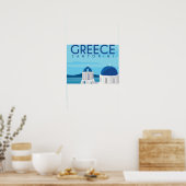 Griekenland Santorini Poster (Keuken)
