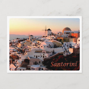 Griekenland - Santorini - Thera - Thira - Oia - Briefkaart