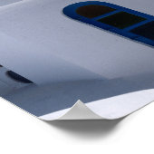 Griekenland Santorini Travel Poster (Hoek)