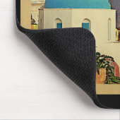 Griekenland Santorini Vintage Travel Muismat (Hoek)