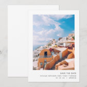 Griekenland Save the Date (Voorkant / Achterkant)