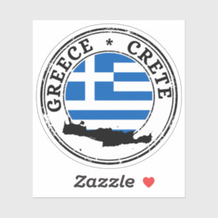 Griekenland Seal Sticker Ronde Vlag Voor Laptop Bo