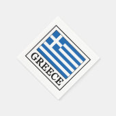 Griekenland Servet (Hoek)