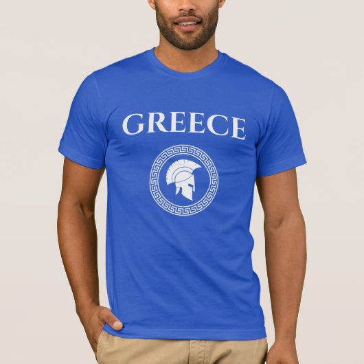 Griekenland Spartaan  T-shirt (Voorkant)