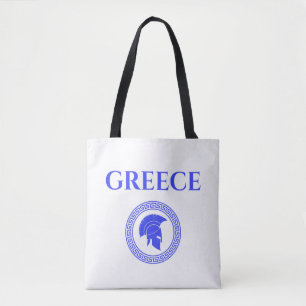 Griekenland Spartaan Tote Bag