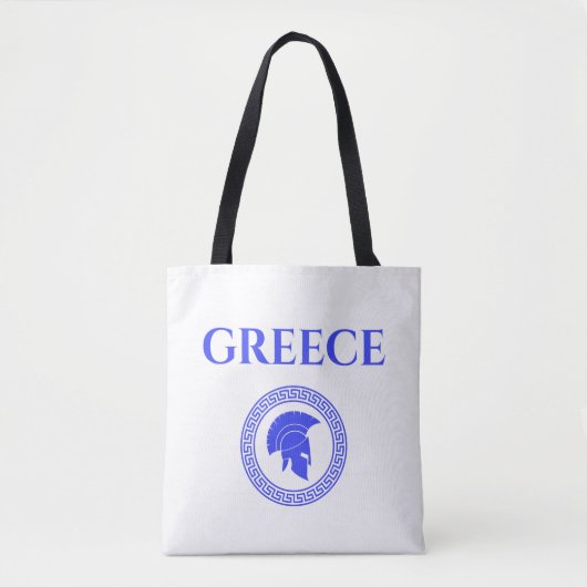 Griekenland Spartan Tote Bag (Voorkant)