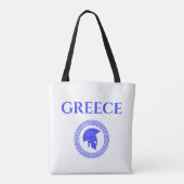 Griekenland Spartan Tote Bag (Achterkant)