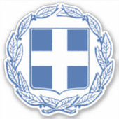 Griekenland Sticker (Voorkant)