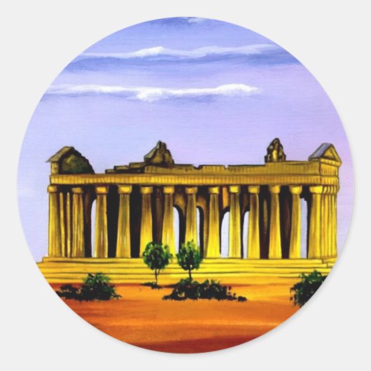 Griekenland Sticker (Voorkant)