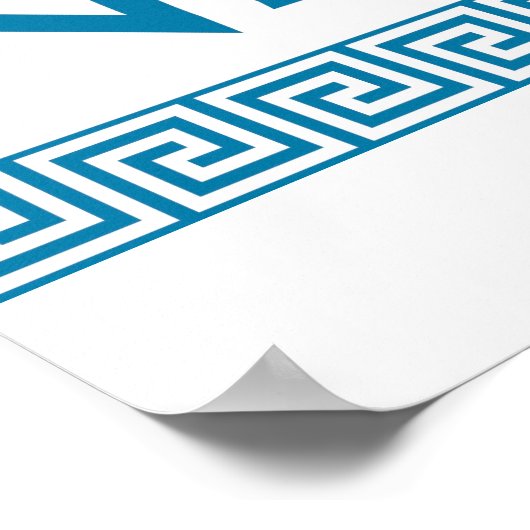 griekenland symbool naam griekenland poster (Hoek)