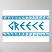 griekenland symbool naam griekenland poster (Voorkant)