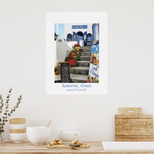 griekenland tavern , poster (Keuken)