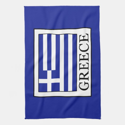 Griekenland Theedoek (Verticaal)