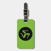 Griekenland: Triskelion Bagagelabel (Voorkant verticaal)