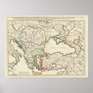 Griekenland, Turkije, Europa Poster