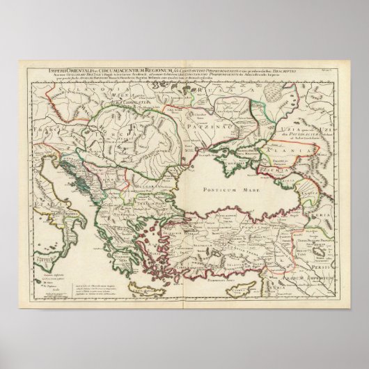 Griekenland, Turkije, Europa Poster (Voorkant)