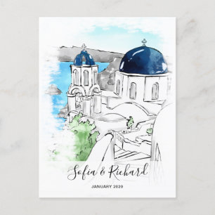 Griekenland Verloving voorstel verjaardagsgeschenk Feestdagenkaart