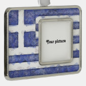 Griekenland Verzilverd Omlijst Ornament (Rechts)