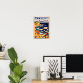 GRIEKENLAND, vintage reisposter, Poster (Thuiskantoor)