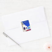 Griekenland vintage ronde sticker (Envelop)