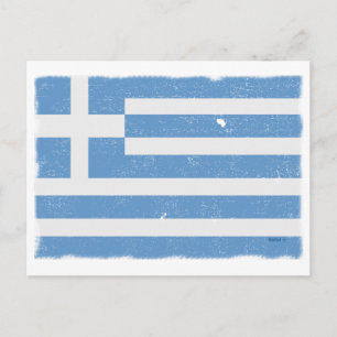 Griekenland Vlag Briefkaart