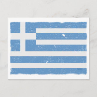 Griekenland Vlag Briefkaart