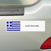 GRIEKENLAND VLAG Bumpersticker (Op auto)