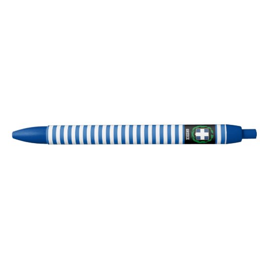 Griekenland - Vlag Cute Patriotic Zwarte Inkt Pen (Voorkant)