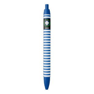 Griekenland - Vlag Cute Patriotic Zwarte Inkt Pen