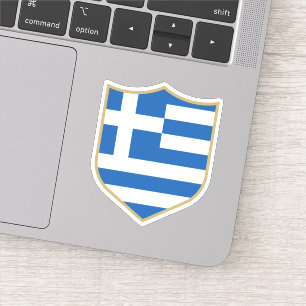 Griekenland vlag embleem patriottische reizen sticker