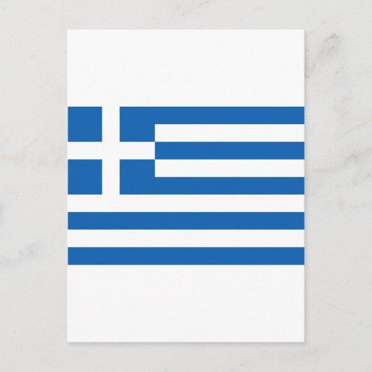 Griekenland vlag GR Briefkaart (Voorkant)