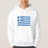 Griekenland vlag GR Hoodie (Voorkant)
