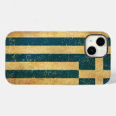 Griekenland Vlag Grunge Case-Mate iPhone Case (Achterkant (horizontaal))