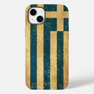 Griekenland Vlag  Grunge Case-Mate iPhone 14 Plus Hoesje