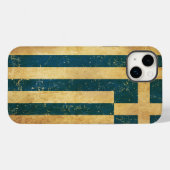 Griekenland Vlag Grunge Case-Mate iPhone Case (Achterkant (horizontaal))