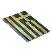 Griekenland Vlag  Grunge Notitieboek (Rechterzijde)