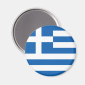Griekenland vlag Magnet (Voorkant / Achterkant)