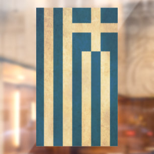 Griekenland Vlag ontwerp Raamsticker