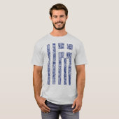 Griekenland Vlag Patriottisch Grieks T-shirt (Voorkant volledig)