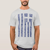 Griekenland Vlag Patriottisch Grieks T-shirt (Voorkant)