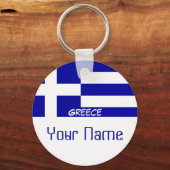 Griekenland - VLAG Sleutelhanger (Voorkant)