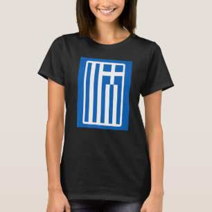 Griekenland Vlag Souvenir Erfgoed Reizen T-shirt