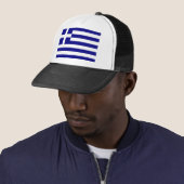Griekenland-vlag Trucker Pet (In situ)