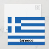 Griekenland - Vlagerreistoerisme Briefkaart (Voorkant / Achterkant)