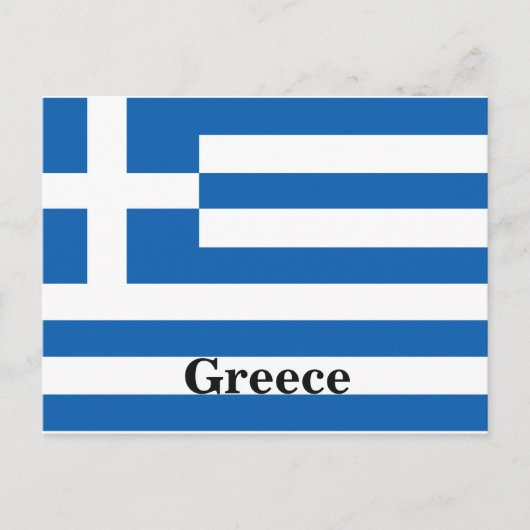 Griekenland - Vlagerreistoerisme Briefkaart (Voorkant)