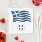 Griekenland - vlaggeenkast servet (Insitu)