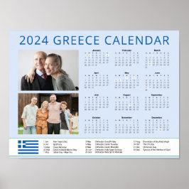 Griekenland | Voeg je foto toe 2024 Greek Family C Poster