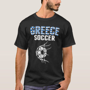 Griekenland Voetbal in netto - bbp - grieks Footba T-shirt
