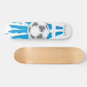 Griekenland-Voetbal Skateboard (Horizontaal)