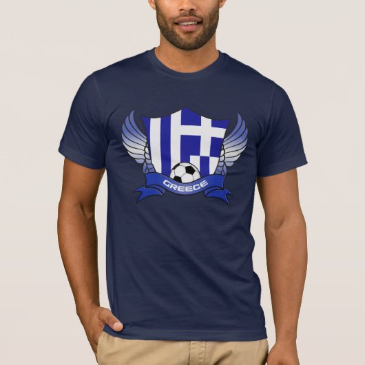 Griekenland-Voetbal T-shirt (Voorkant)